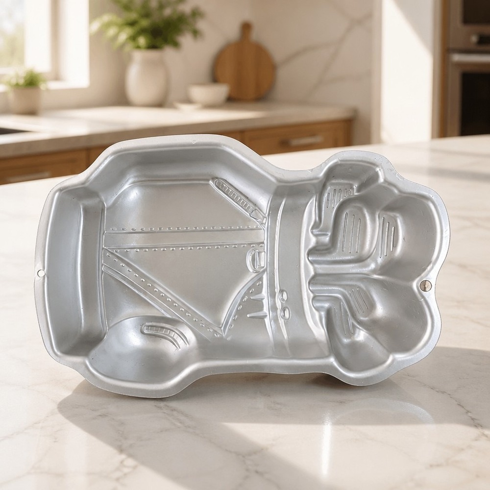 2008 Wilton Golf Club Bag Cake Baking Pan 2105-1024 Silver Aluminum Golfing